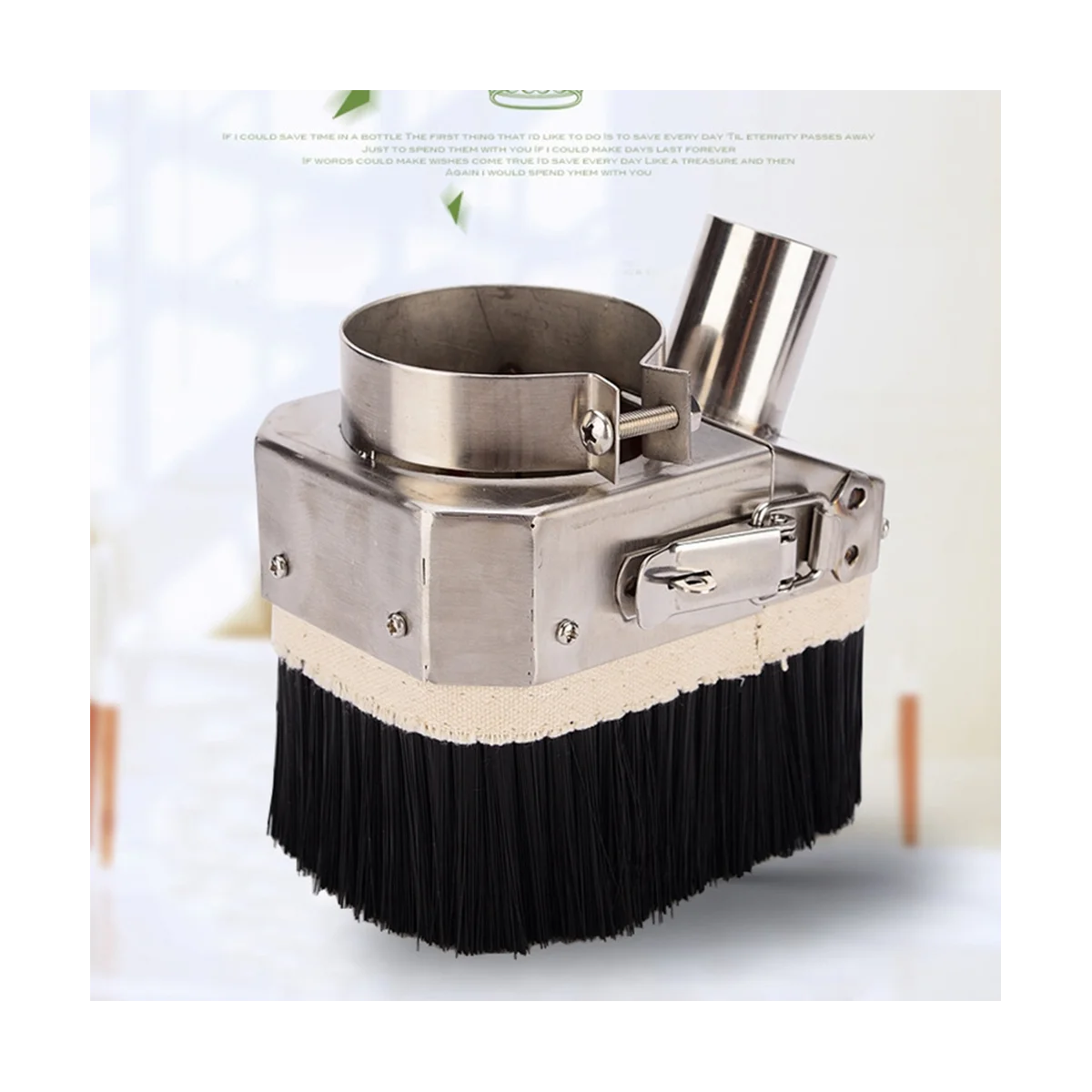 1Mx80mm Brush Vacuum Cleaner Engraving Machine Dust Cover for CNC Router for Spindle Motor