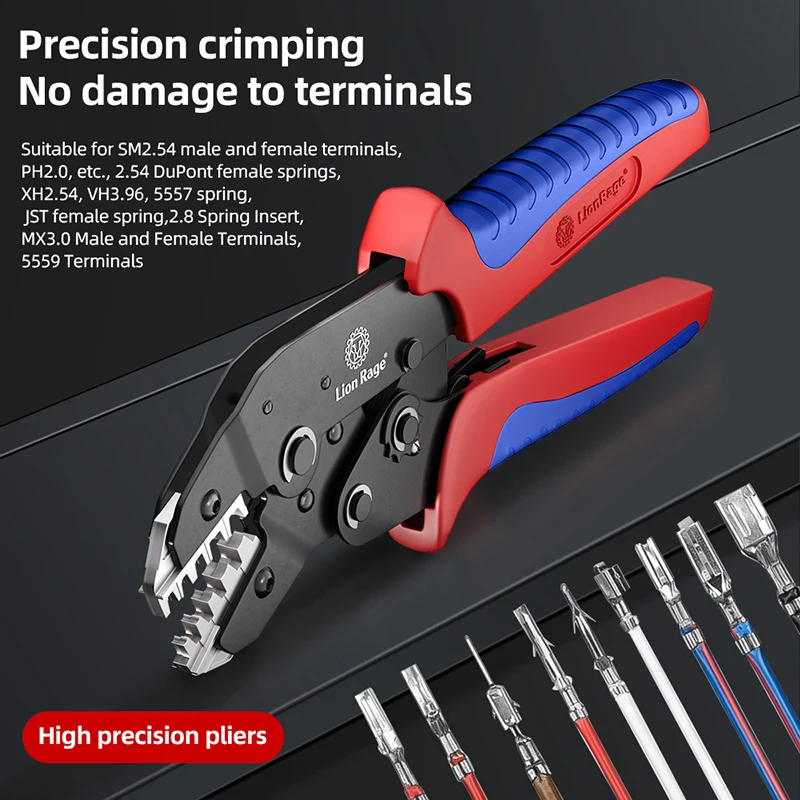 Automotive Terminal Connector Crimping Pliers Set Multi Specification Combination Package SN-68B 0.08-1.5mm² 28-18AWG