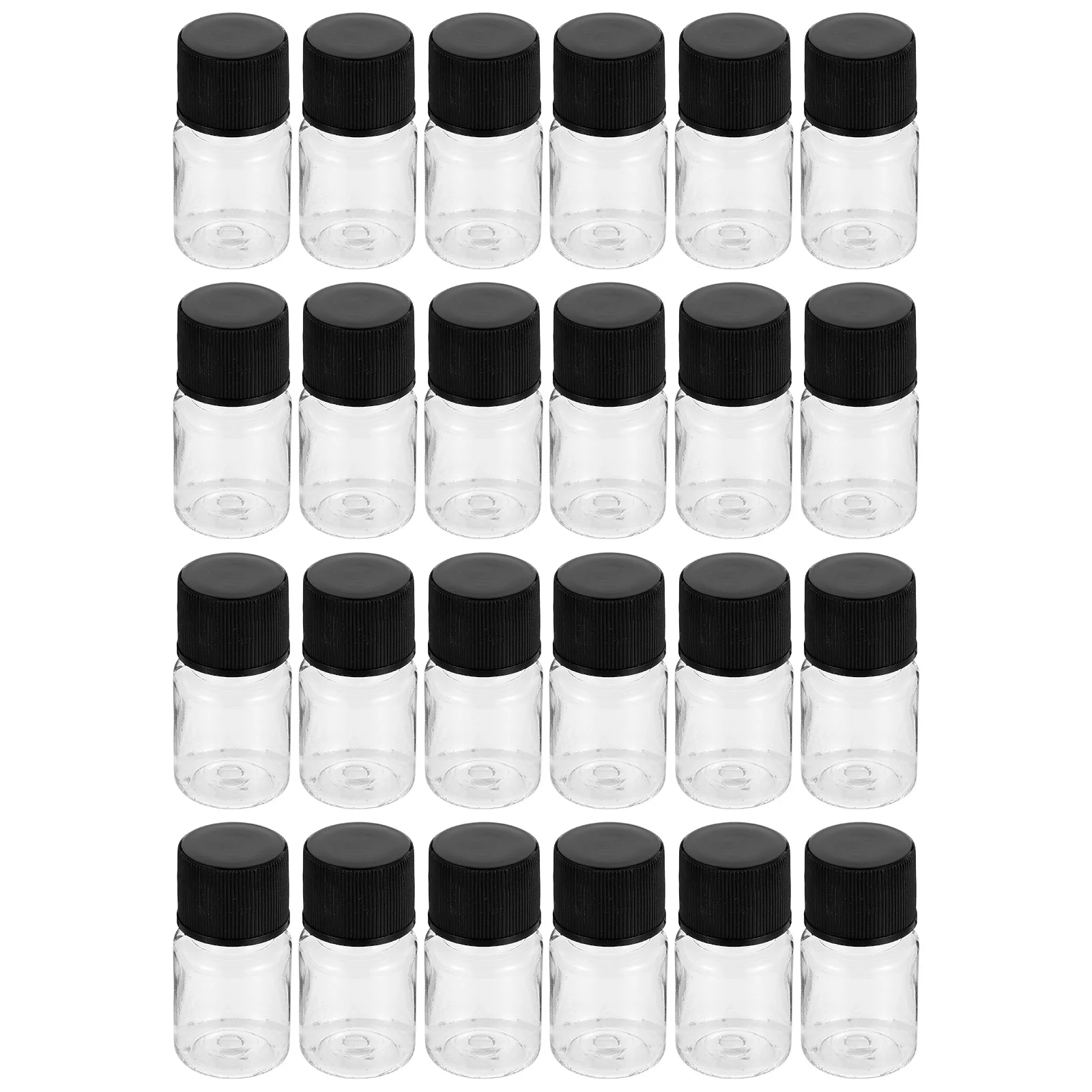 

50 Pcs Liquid Sample Bottle Water Vanilla Essential Oil Pump Clear Lotion Bottles Empty Small for Liquids Vial Travel