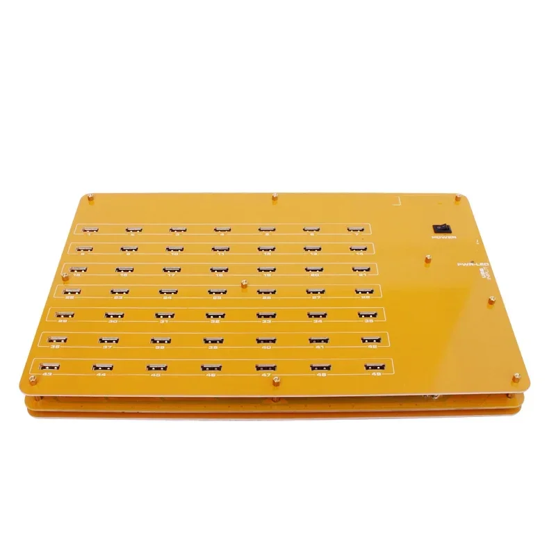 Small Electric 49-PORT Industrial USB 2.0 Hub 49 Multi-Port Computer High-Speed Splitter USB Multi-Interface Hub For Bitcoin Min