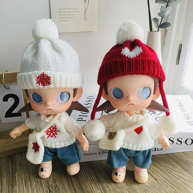 فقط الملابس الساخن بيع Zsiga المنقولة ملابس دمى لطيف قبعة سترة وشاح الجينز مجموعة الحقائب مجموعة ملابس الشتاء الرائعة