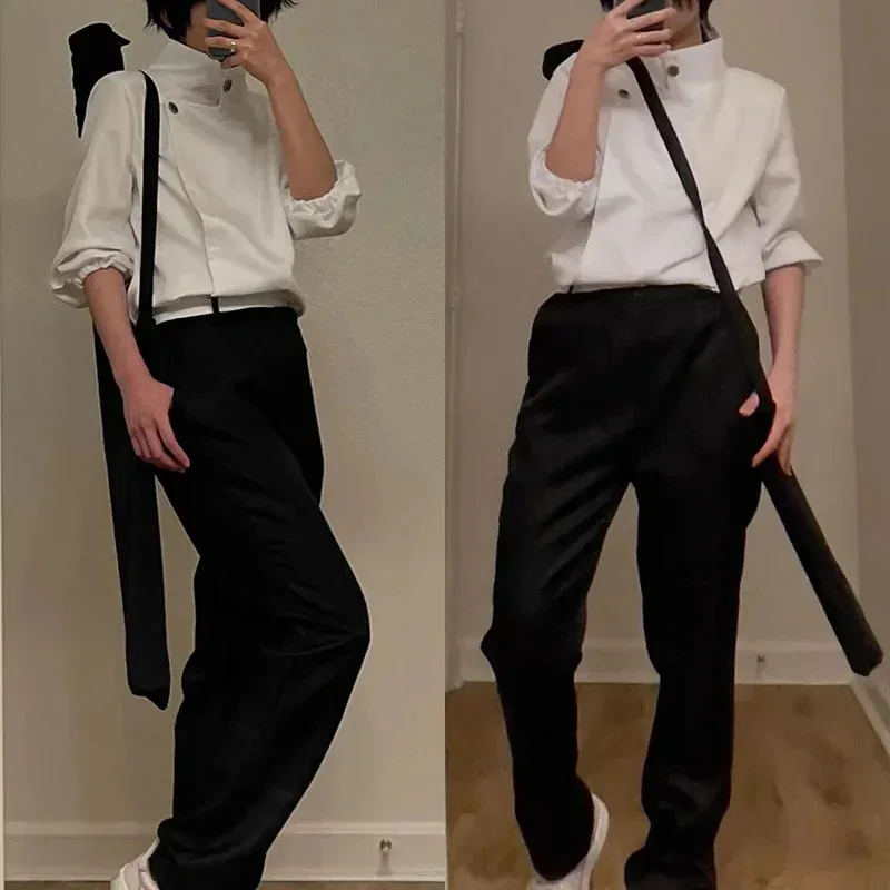 Okkotsu Yuta Cosplay Anime Jujutsu Kaisen Yuta Okkotsu Cosplay Costume Tops Pants Belt Uniform Suit Halloween Party Clothes