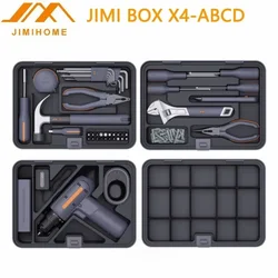 Xiaomi JIMI BOX X4-ABCD Home Combination Tool Box Multi Set Storage Power Accessories Case Household Repair Tools Set Hand Tool