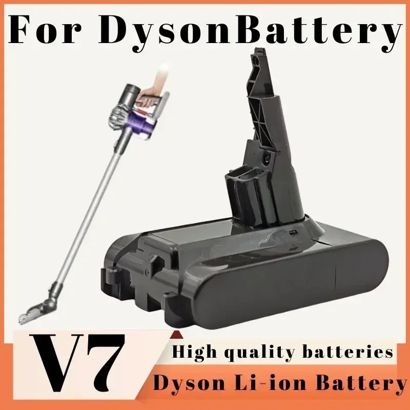 

V7 Li-ion Replacement Battery Handheld Vacuum Cleaner 21.6V 12800mAh Li-ion Replacement Battery for Dyson V7 Trigger