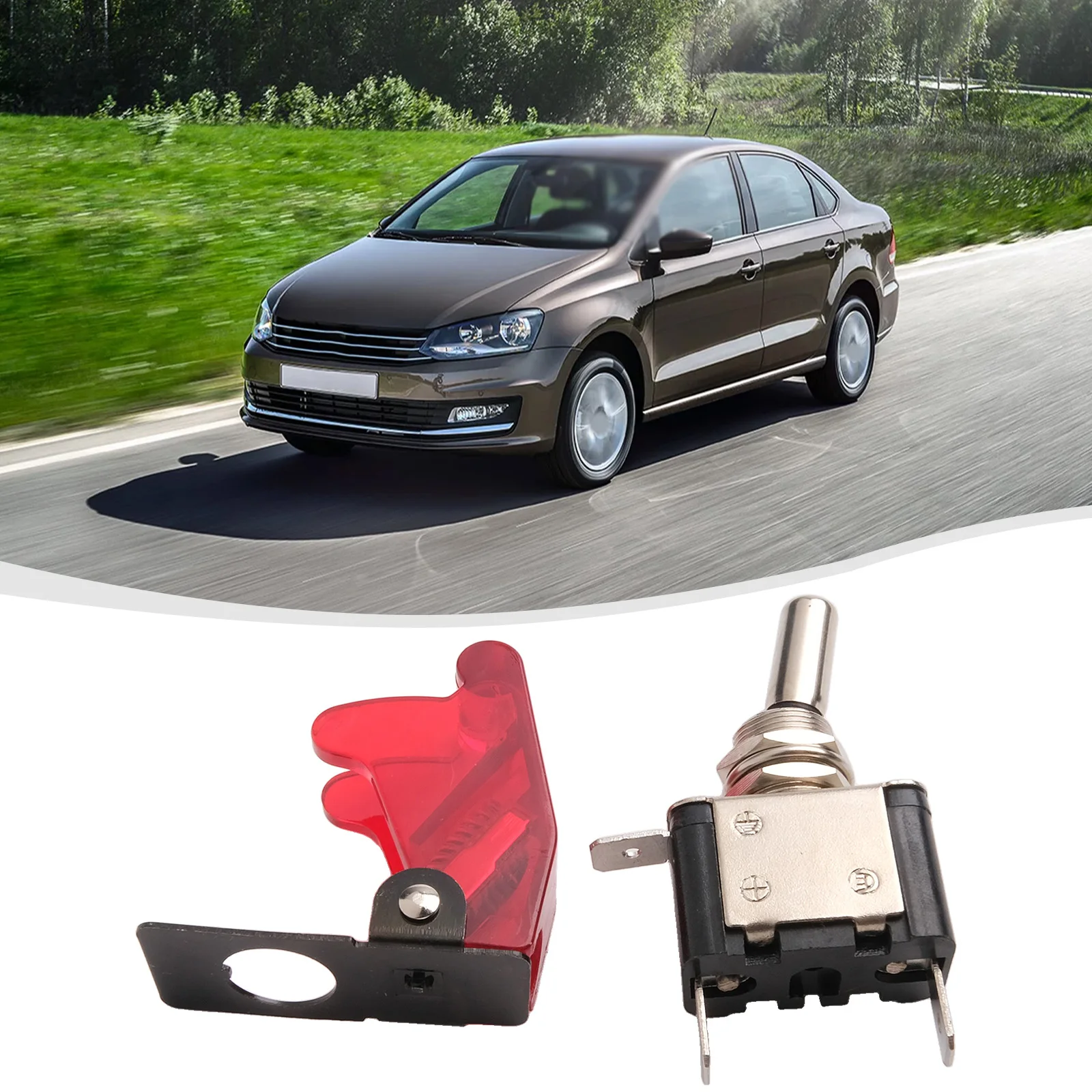 SPST On Off For Toggle Switch 12V 20A with Side Terminal Negative Connection for Automotive Boat Lighting and Equipment Setup