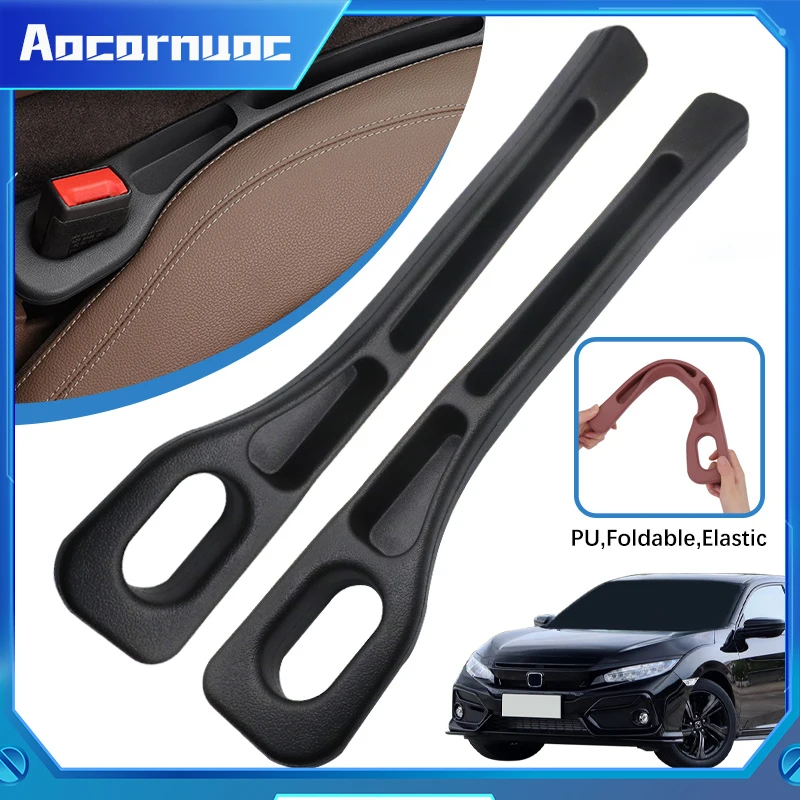 Enchimento de espaço para assento de carro entre assentos, acessórios interiores para honda civic 8th 9th 10th gen 8 mk8 9 mk9 10 mk10 sedan touring