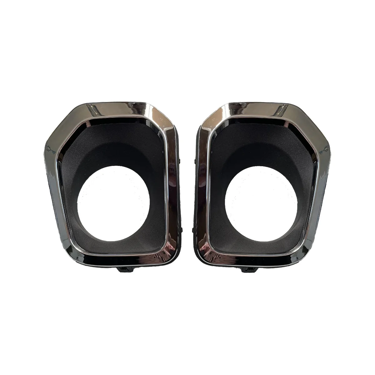 1 Pair Car Fog Lamp Cover for Toyota Tacoma 2016-2021 Plated Fog Lamp Frame LH+RH 52126-04030 52125-04030