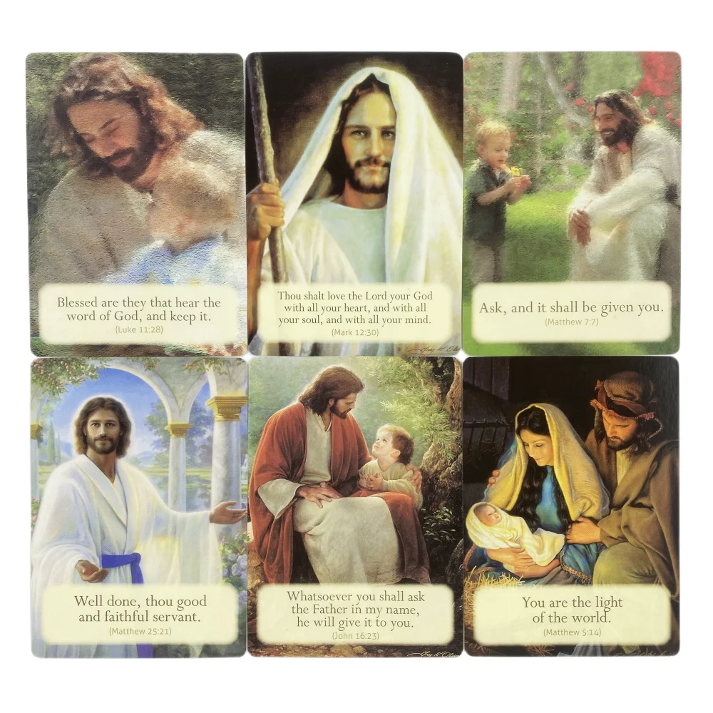 Loving Words From Jesus Oracle Cards A 44 Tarot English Visions Divination Edition Deck Borad Playing Games