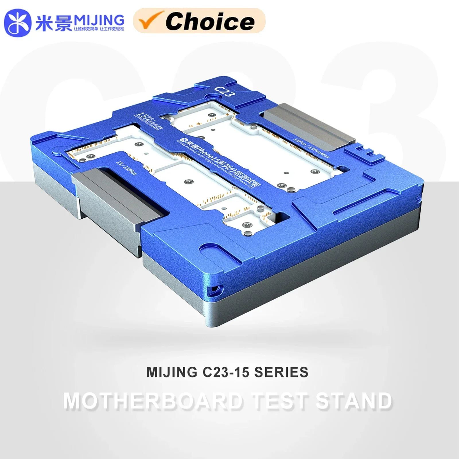 MiJing C23 Motherboard Layer Tester Platform For iPhone 15 Plus 15 Pro Max Support LLIA.V Logic Board Frame Repair Stand tools