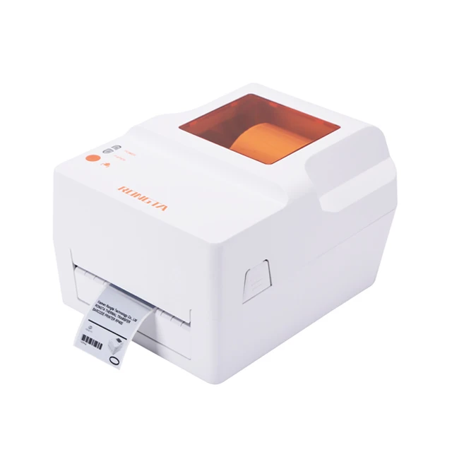 Label Printer Machine Thermal Transfer Barcode Label Printer with 203 Dpi Resolution..