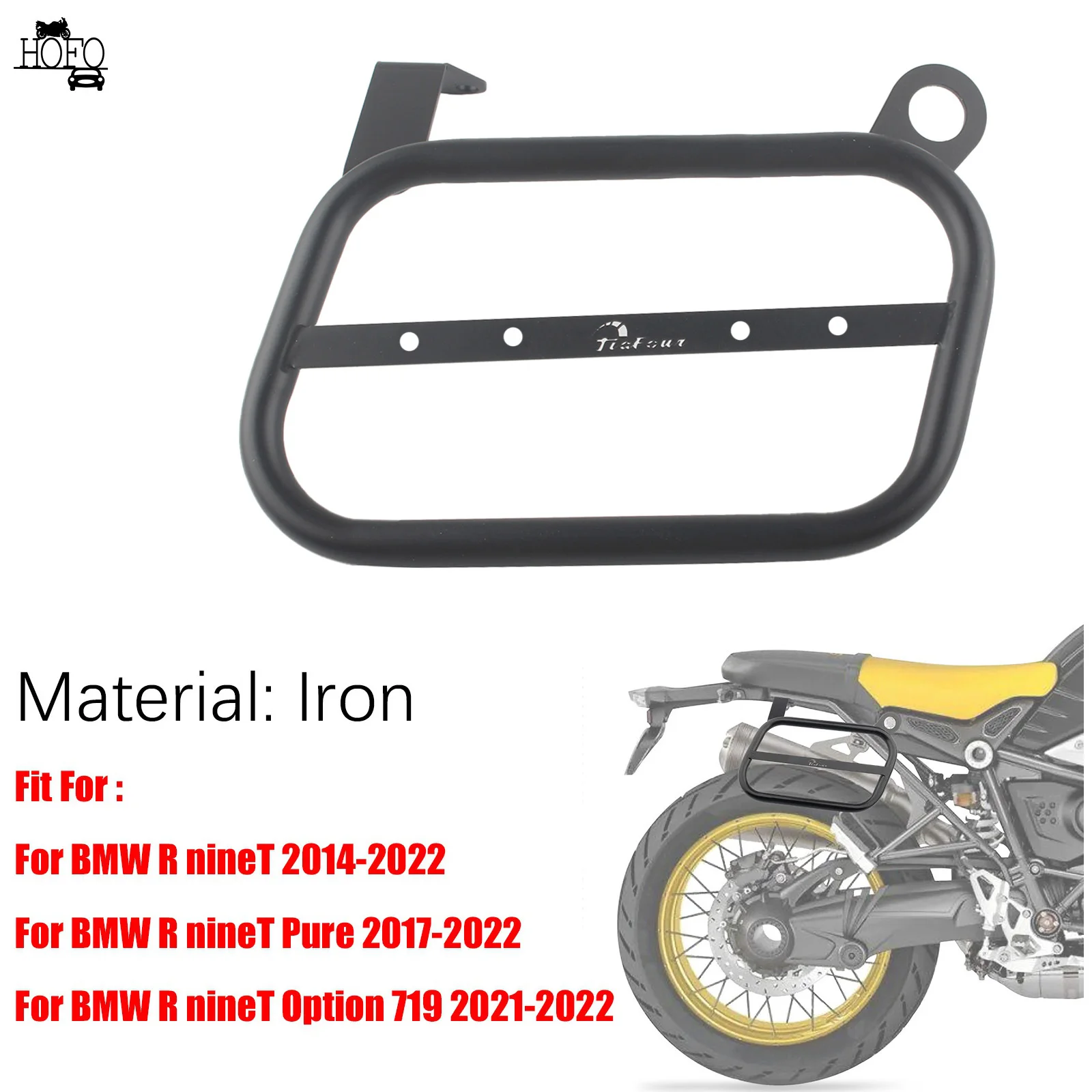 

For R nineT Pure Scrambler Option 719 Right Left Side bag Bracket Trunk Bag Support