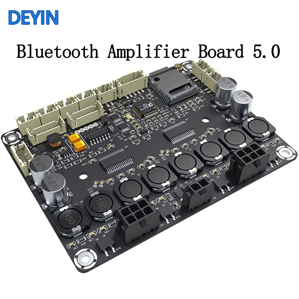 ADAU1701 DSP Bluetooth Amplifier Board 5.0 4x30W Support 4.0/2.1/2.0 Max 120W Qualcomm Bluetooth 5.0 Chip HIFI Audio System 4.2