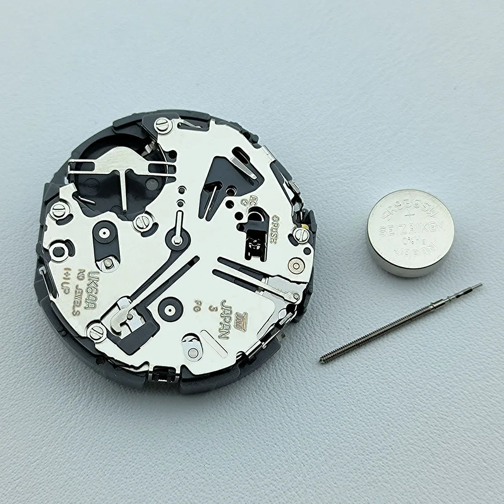 VK64A Quartz Watch Movement Date At 3 O'clock Chronograph Watch Movement For VK SERIES VK64A VK64 Watch Single Calendar