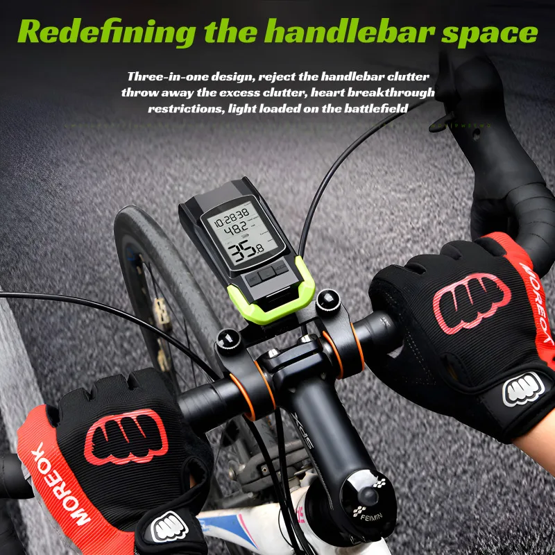 

Bicycle meter light USB charging luminous meter strong light headlight night riding meter horn headl