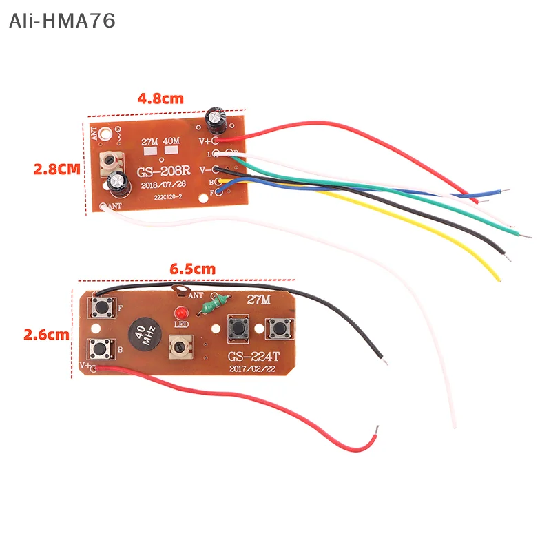 HMA76-1 Set Circuito 40M 4CH PCB Ricevi Modulo Controller Per RC Accessori Auto FAI DA TE RC Aereo Giocattolo di Controllo Remoto