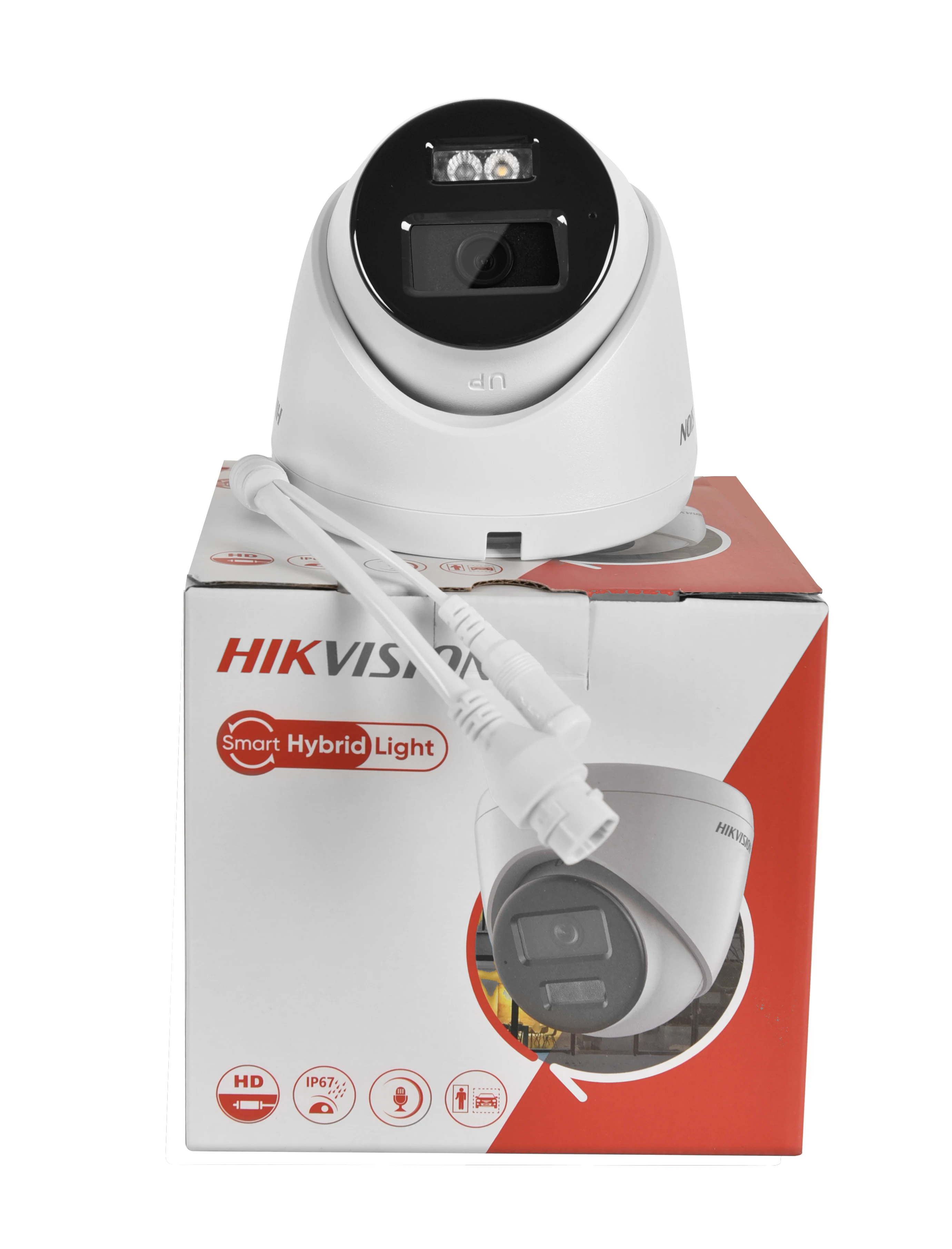 Imagem -05 - Hikvision 8mp Colorvu Câmera ip de Luz Híbrida Inteligente Ds2cd1383g2-liu md 2.0 Human & Vehicle Detect Mic Slot sd Ip67 Poe Cctv Ipc