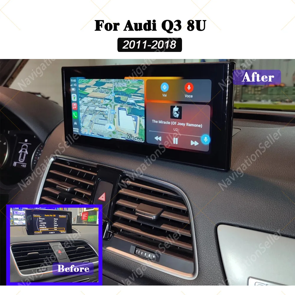 

Android 15 For Audi Q3 1 8U 2011 - 2018 Android Car Radio Upgrade Multimedia Video Player GPS Stereo CarPlay 4G Head Unit Navi