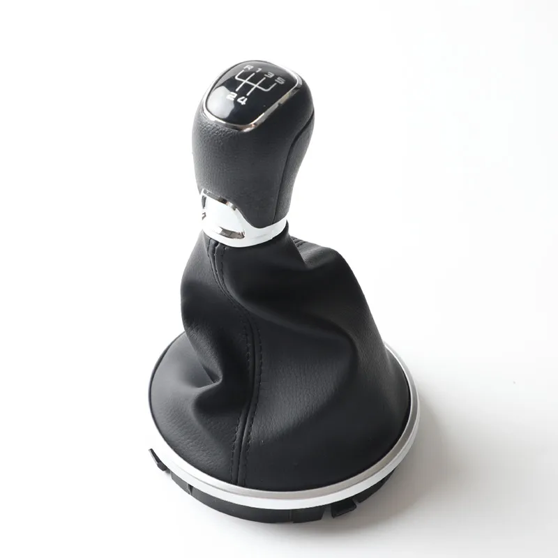 5 Speed Car Gear Shift Knob Gaitor Boot Cover Case For Skoda Fabia 2 II MK2 Combi Scout 2007 2008 2009 2010 2011 2012 2013 2014