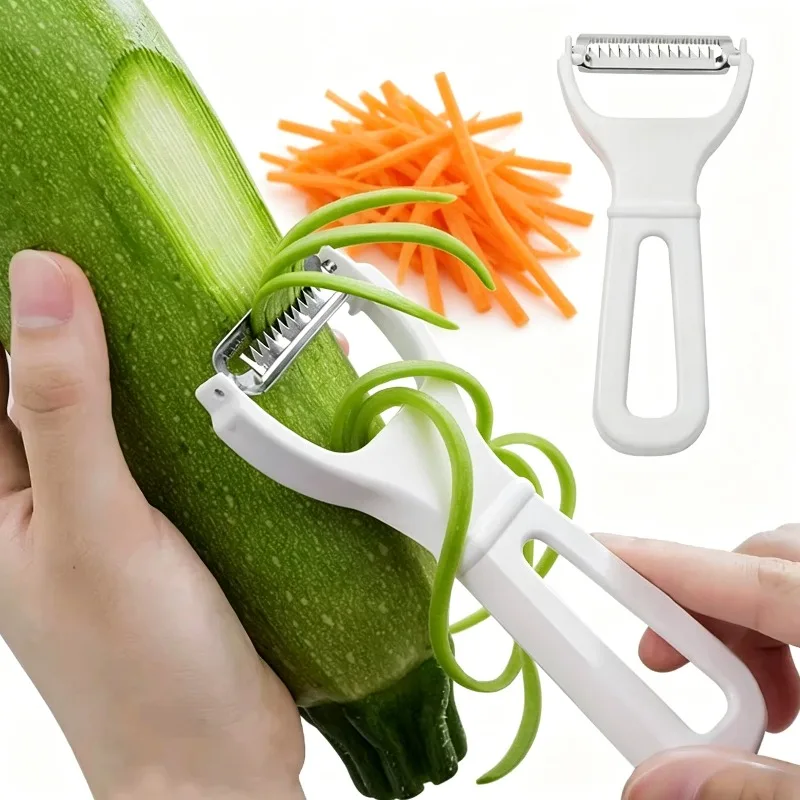 Manual Vegetable Grater, Potato and Carrot Peeler, Slicer, Stainless Steel Blade, Fruit Cutter, Household Kitchen Tools