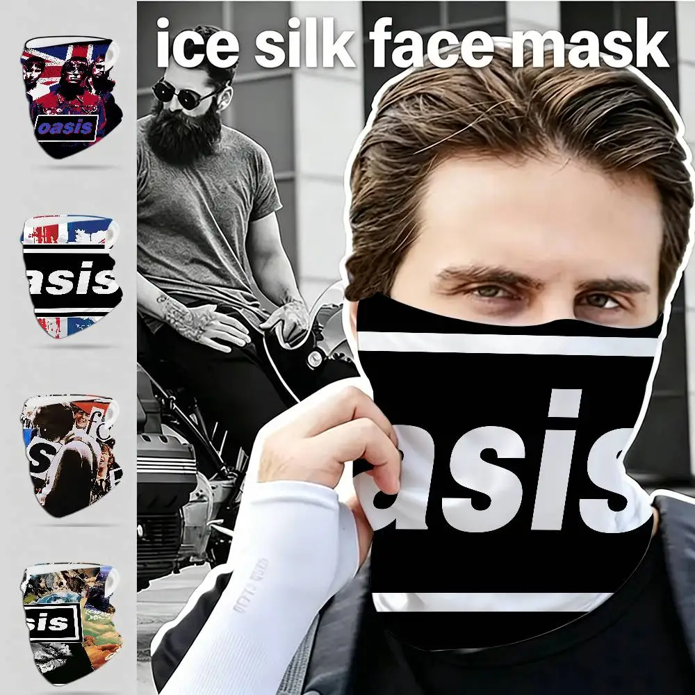 Rock Band O-Oasis Warm Windproof Face Neck Mask Multifunctional Neck Gaiter for Skiing Climbing Camping
