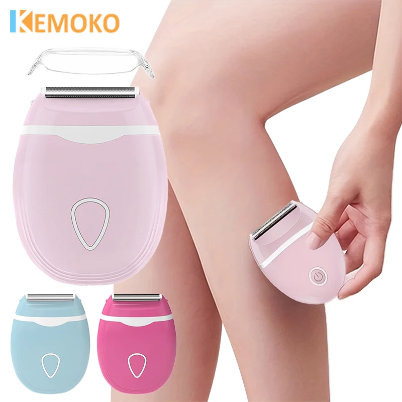 

Hair Removal Machine Trimmer For Women Painless Waterproof Detachable Head Whole Body Armpit Without Black Spots Wet Dry Use