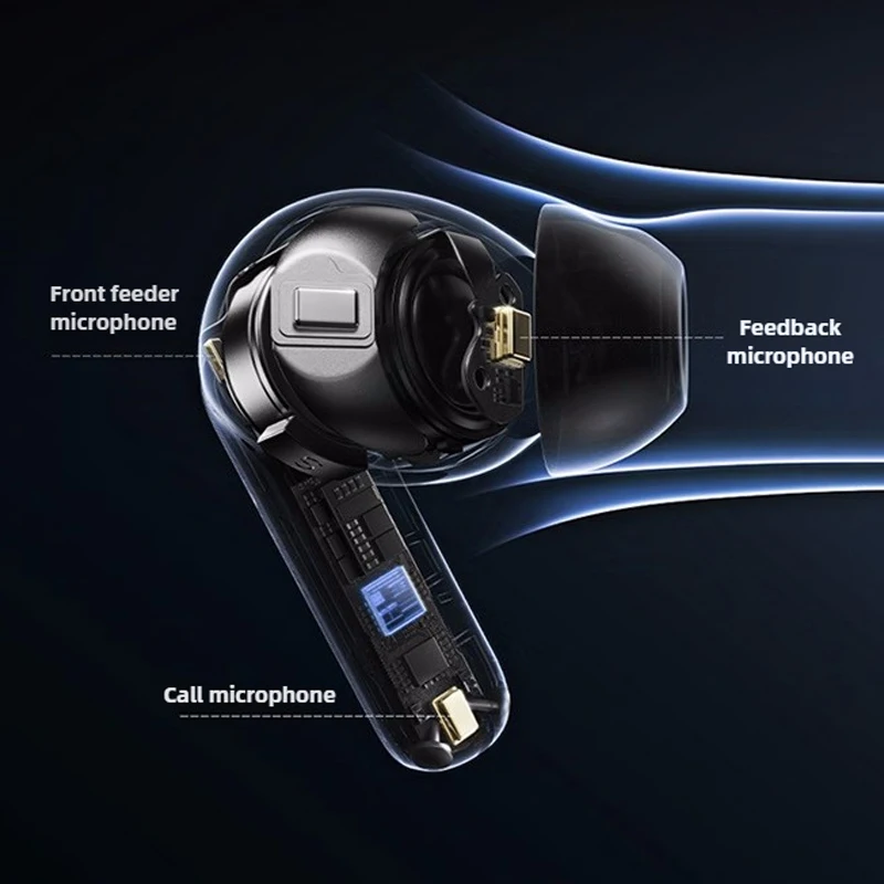 Baseus Bowie M3s 이어폰 TWS 무선 Bluetooth 6.0 헤드폰 적응 형 소음 감소 이어 버드 Hifi LDAC 헤드셋 게임 프로