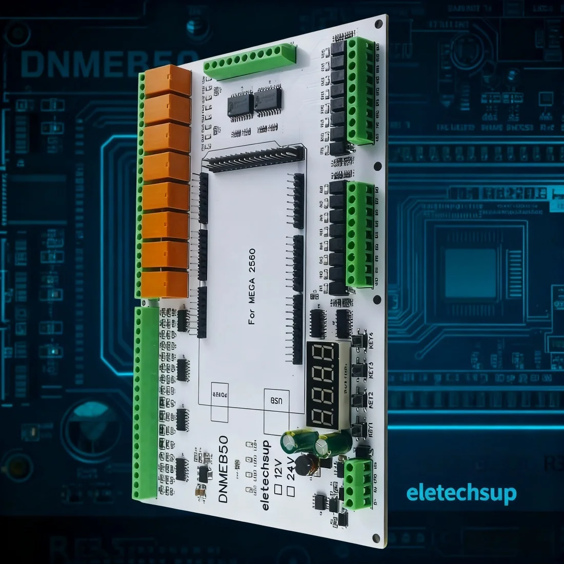 

Аналоговая цифровая релейная плата Modbus для Arduino Open PLC Remote IO 16AI-16DI-16DO RS485 MEGA2560 R3 IO Модуль расширения