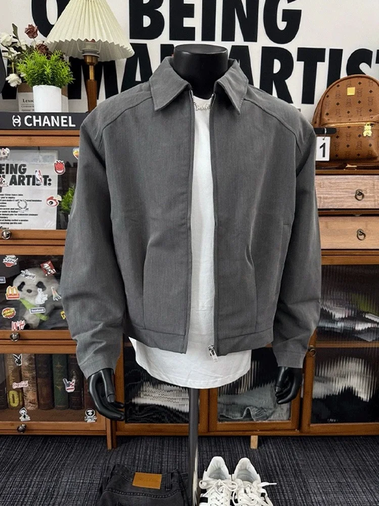 

Мужской утепленный пиджак Briti Sle свободного кроя, средней длины, из полиэфирного волокна, с длинными рукавами на молнии