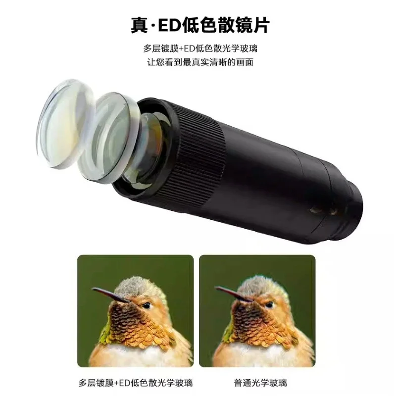 Suitable for Xiaomi 14u13u photography, professional shooting with a 400mm telephoto lens external to the mobile phone