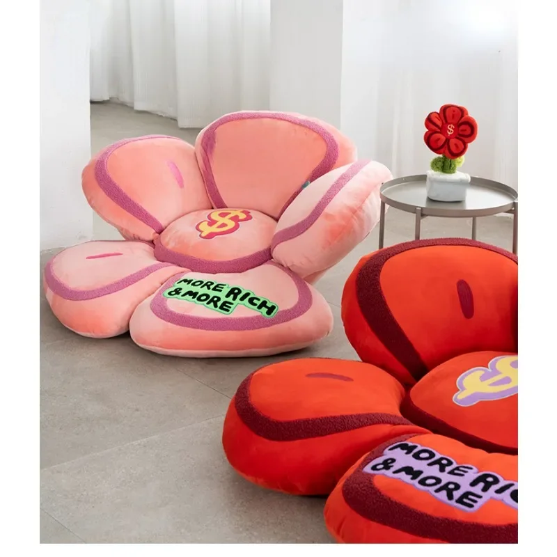 Rich Flower Lazy Sofa Living Room Sleeping Fun Sofa