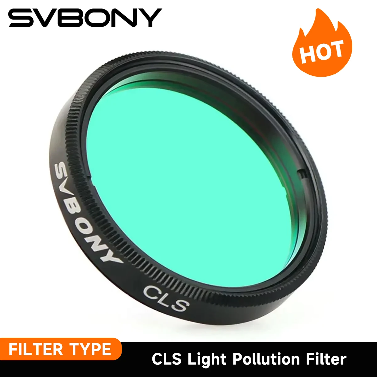 Svbony 1.25''/2'' Broadband Telescope Filter for Deep Sky Visual Astronomy City Light Reduction Filter