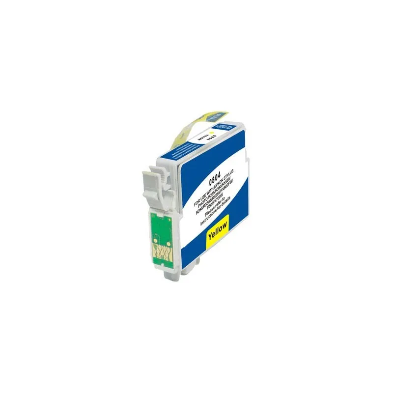 EPSON yellow E804 alternative ink cartridge, replaces C13T08044020 XET0804C imprimirbien.com