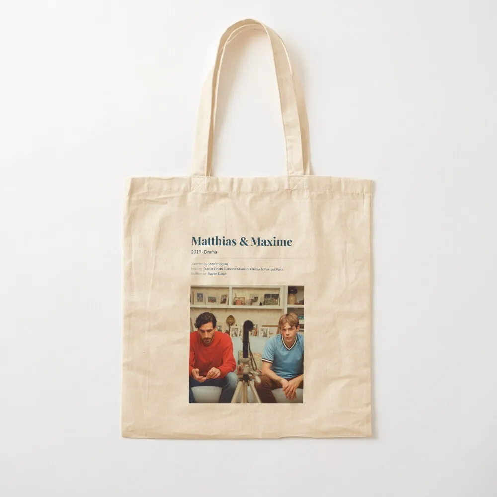 Matthias & Maxime (2019) Xavier Dolan Movie Tote Bag Shopper bag ecological bags