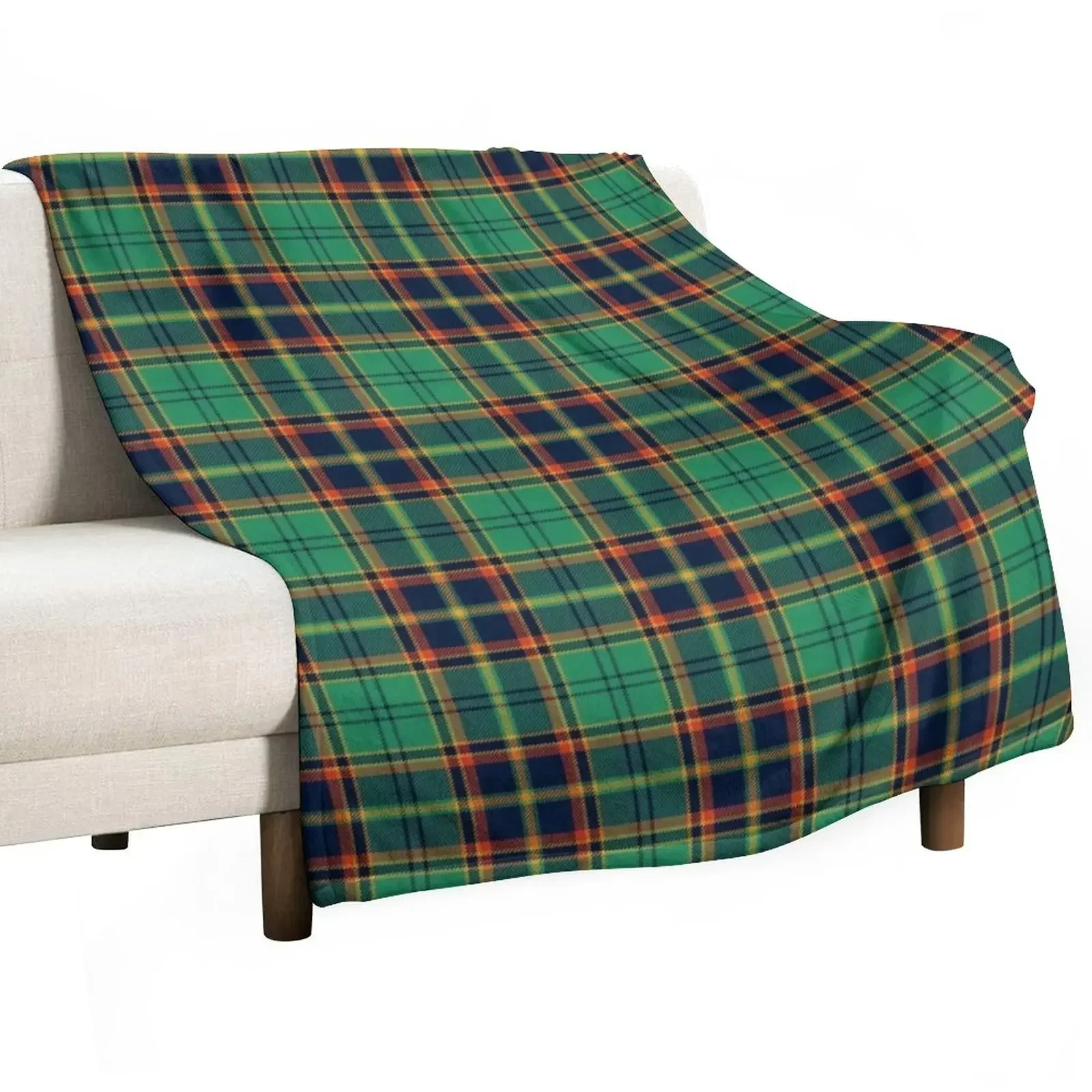 

County Antrim Irish Tartan Throw Blanket Luxury Brand Thermals For Travel Sofa Quilt Blankets