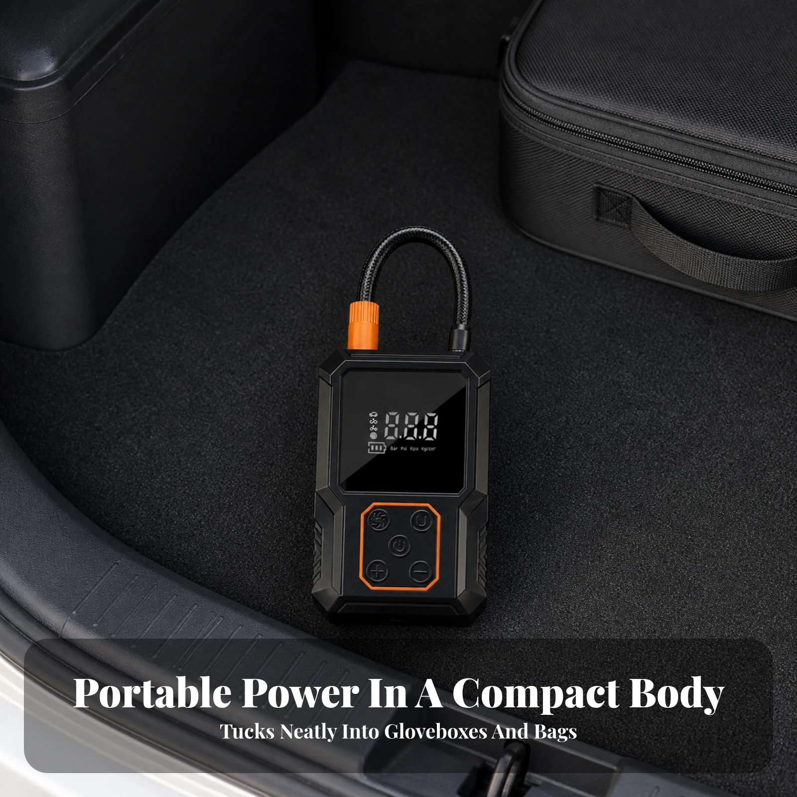 เครื่องสูบลมยางแบบพกพา ขนาดกะท - Car Portable Tire Inflator บทวิจารณ์และราคา