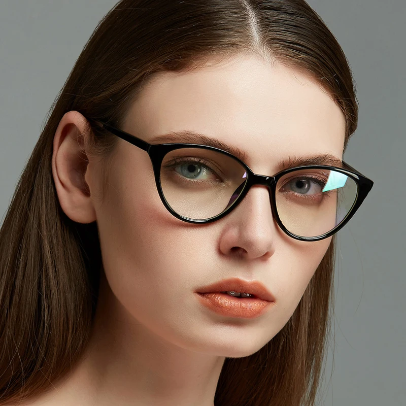 Toketorism New Trendy Women's Eyeglasses Lightweight Transparent Optical Spectacle Frame 9742