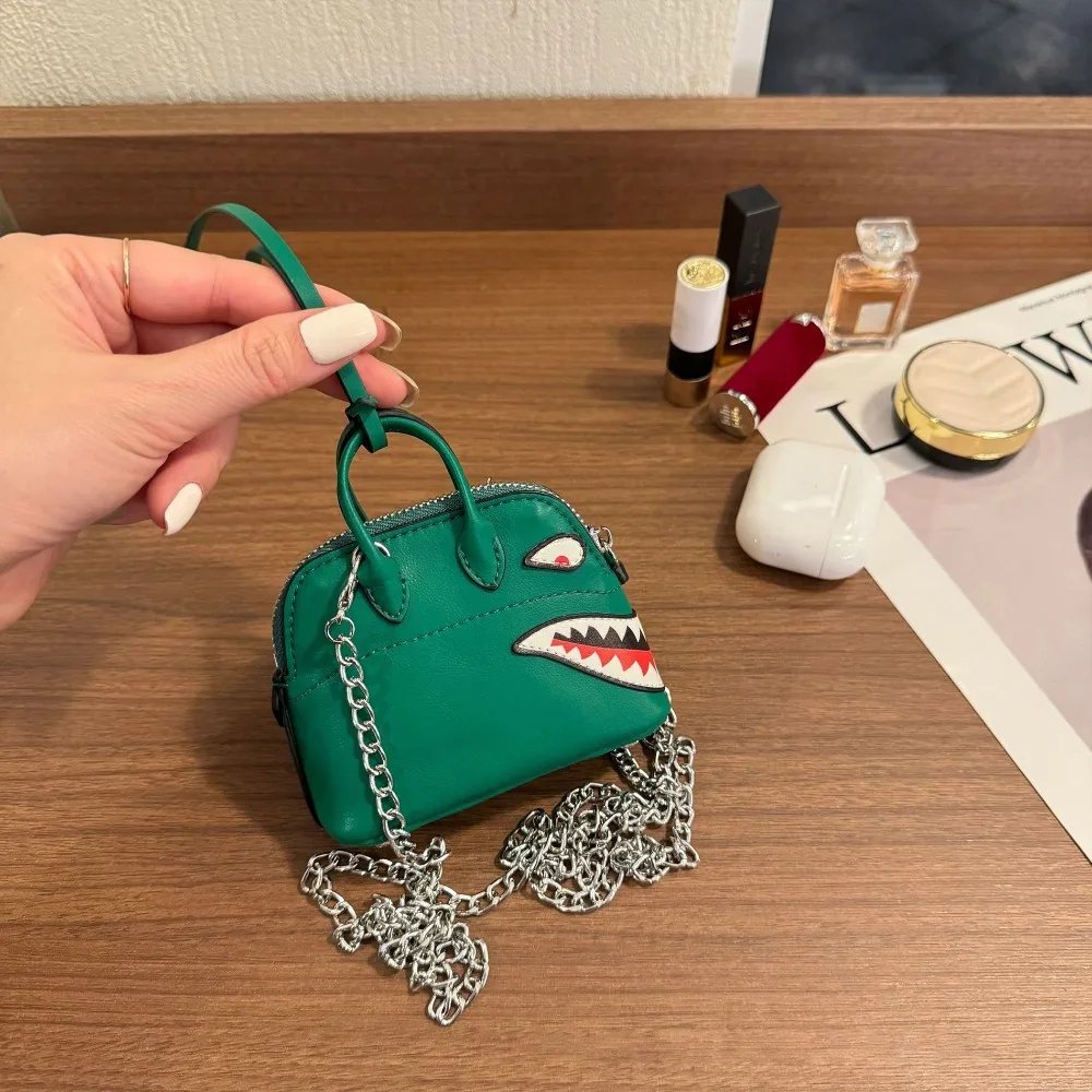 

2025 High-End Bag Pendant Mini Leather Key Chain Accessories Earphone Bag