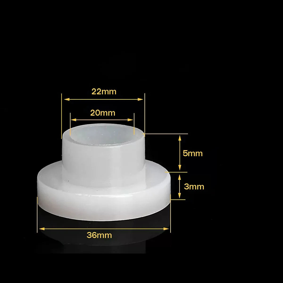 Leijiu T-förmige Nylon-Unterlegscheibe/Kunststoff-Konkav-Konvex-Schraubhülse Isolierpartikel/T-förmige Stufendichtung M3M4M6M8M10M12 – Detail 8