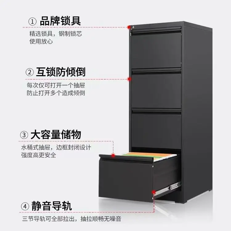 

Hanging fishing cabinet Card box Office drawer folder A4FC fast fishing contract cabinet Four chest cab