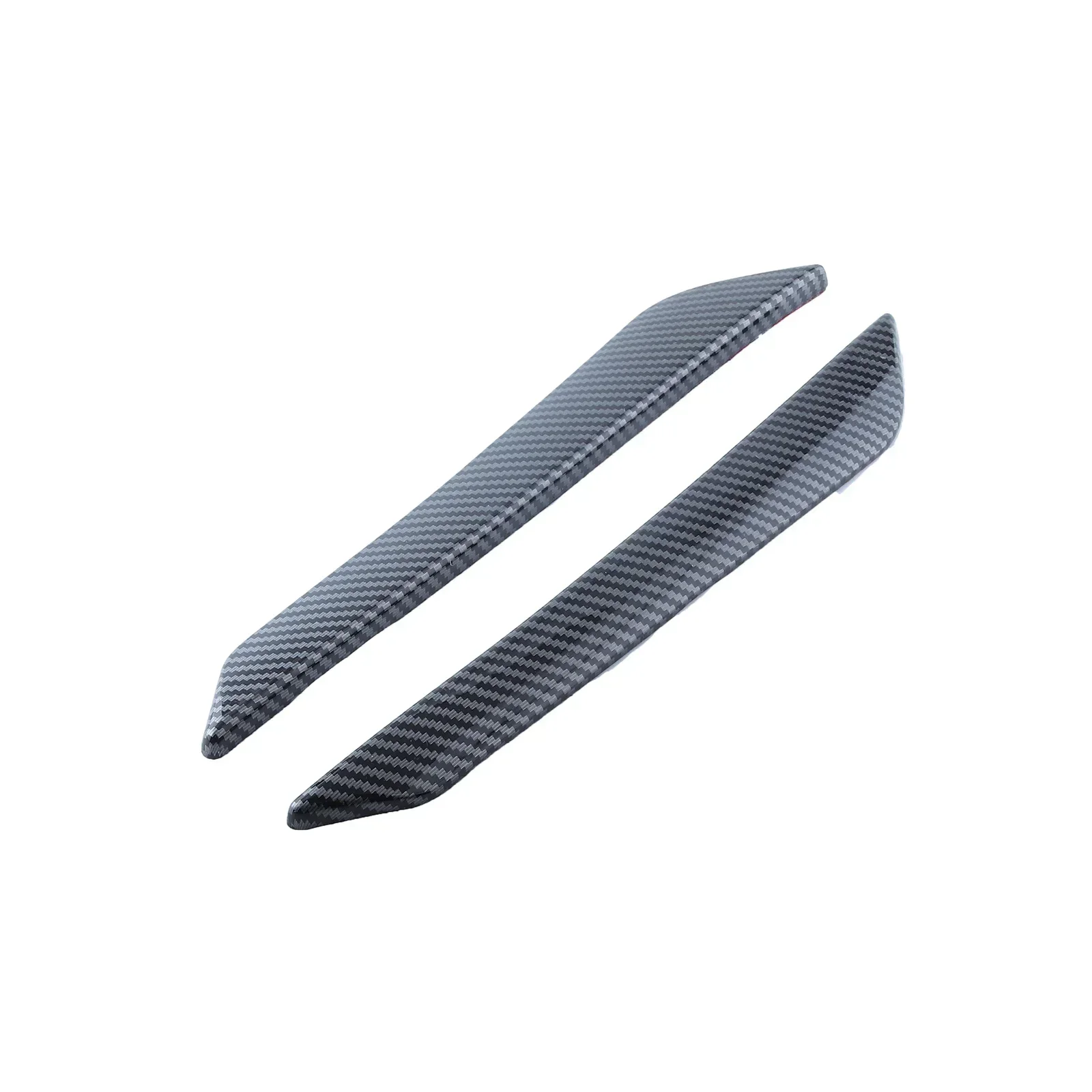 2pcs Door Anti-collision Strip Carbon Fiber Door Anti-collision Sticker Door Edge Scratch and Scratch Resistant Adhesive Strip