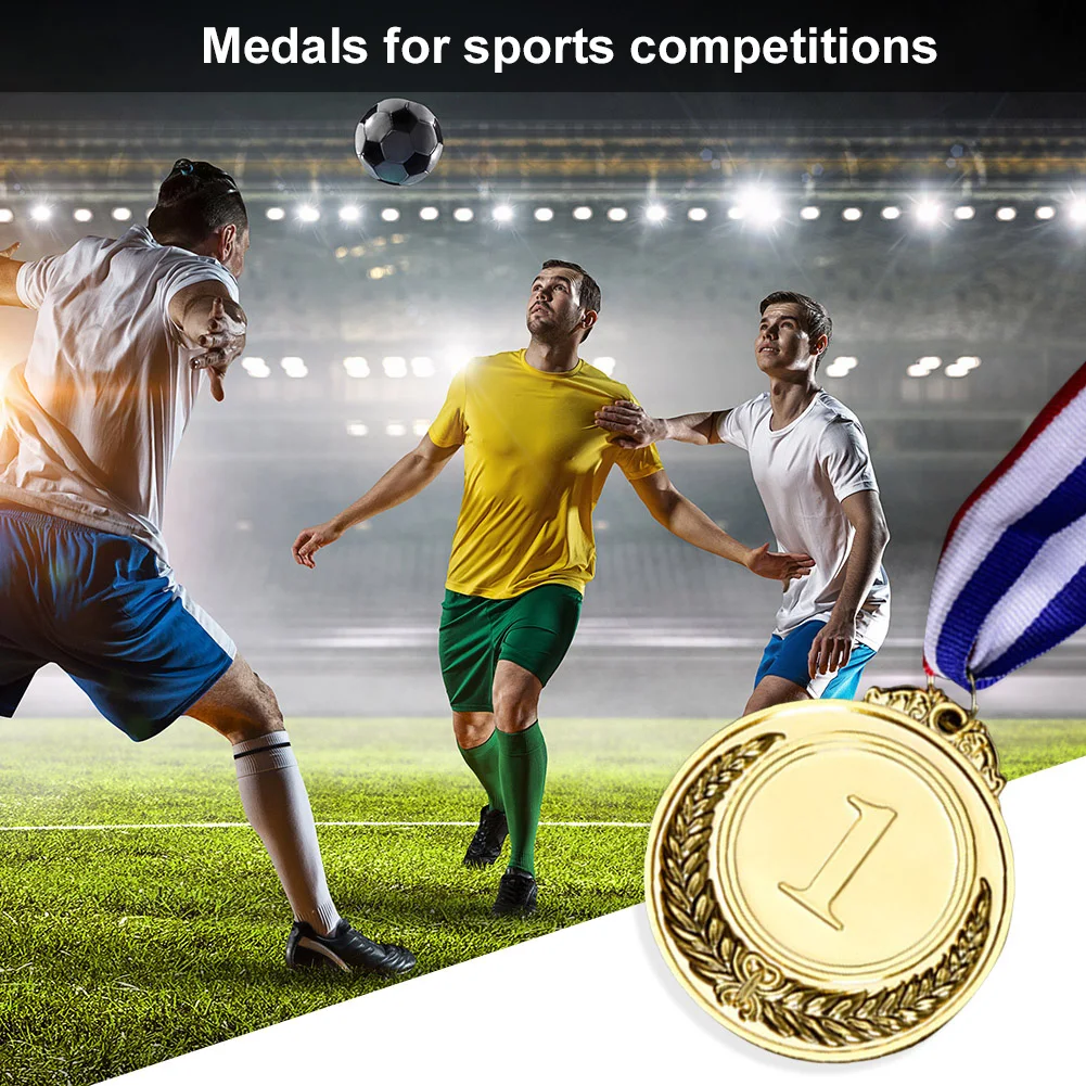 30 medallas de premio de 2 pulgadas, 1er, 2.o, 3.o, con cinta para el cuello, medalla redonda de ganador de premio dorado, plateado y bronce para niños, escuela, deportes, reuniones