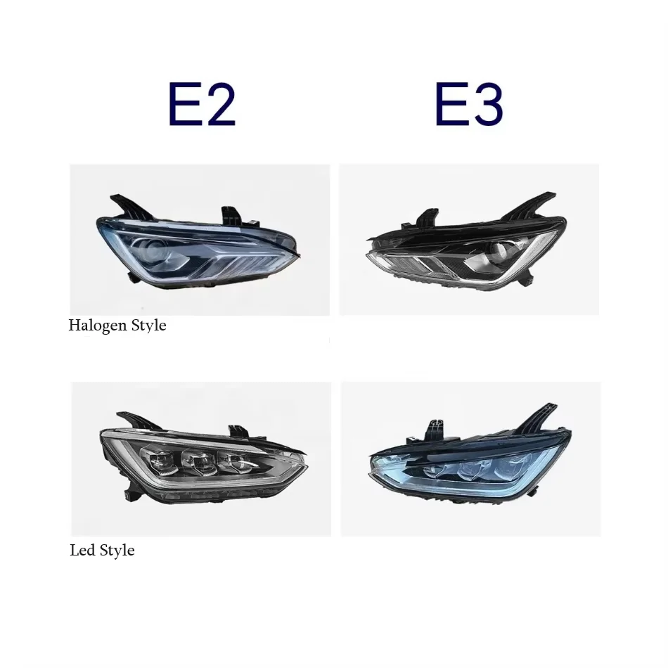 BYD E2 E3 Auto Parts LED Headlight Assembly for Car Automotive Lighting System OEM Product