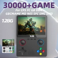 128G 30000+GAMES NEW X6 Retro Portable Console 3.5\
