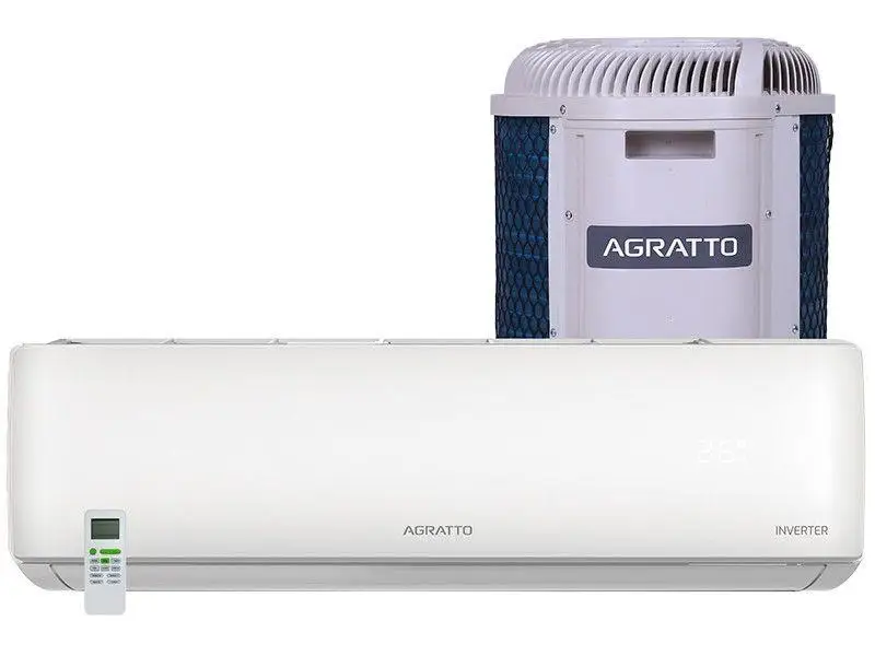 Aire acondicionado Split Agratto Digital Invert 9.000 BTUs Cold, Top LCST9F-02I - 220V