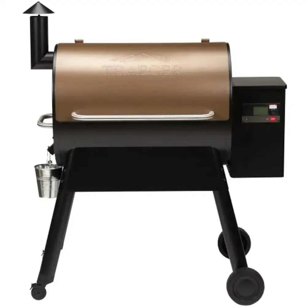 Electric Wood Pellet Grill and Smoker Pro 780 780 Sq Inches 500°F Max Temp WiFi Control 6-in-1 Cooking Meat Probe  Leader D2