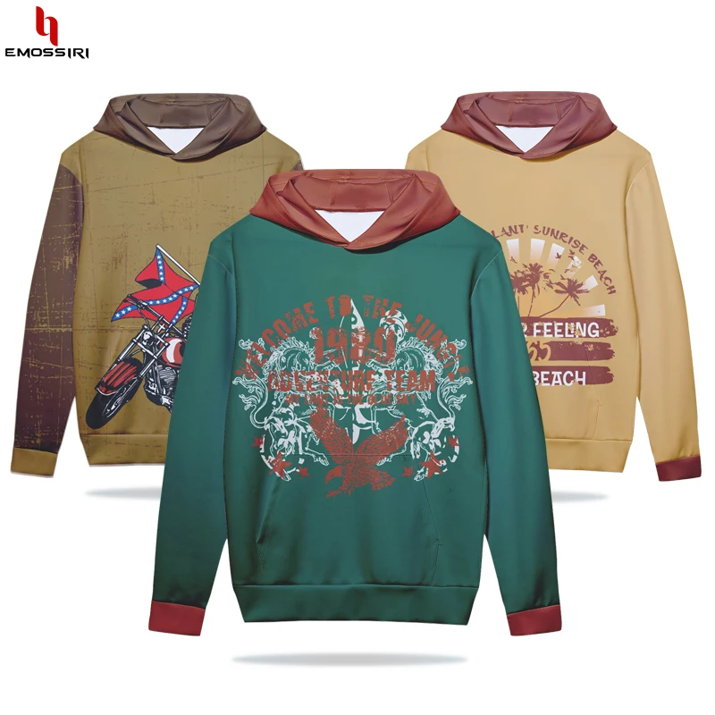 Custom Embroidered Hoodies Men'S Casual Sport Fashion Sweatshirts Loose Breathable Pullovers Oversized Sweatshirt Women VL1479