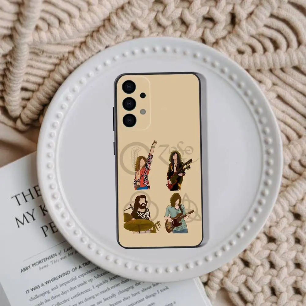 Hot L-Led Z-Zeppelins Band Phone Case For Samsung Galaxy A73,31,32,72,41,53,52,71,22,5G,Note,J7,8,9 Soft Black Cover