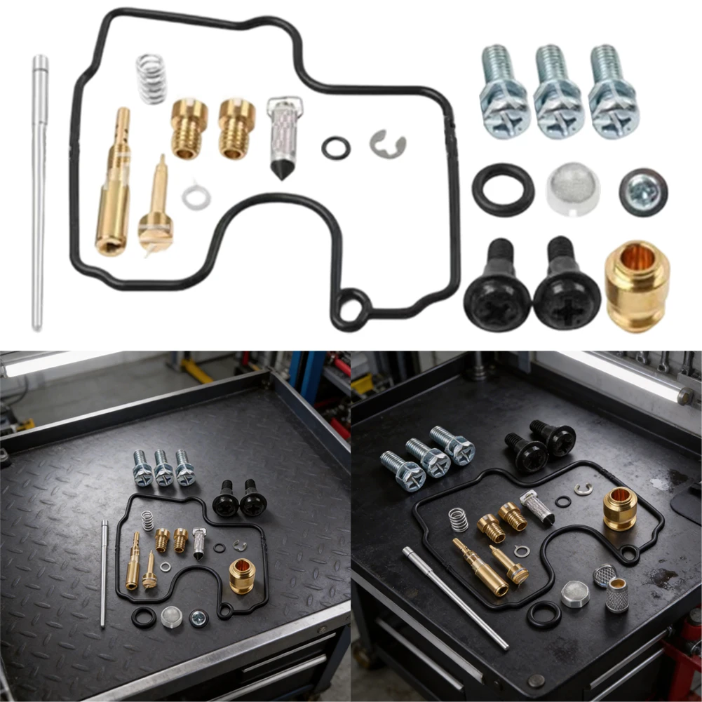 Black,sliver,golden Carburetor Kit OEM Replacement Parts Gaskets Float Valve Metal Components For SUZUKI VL800