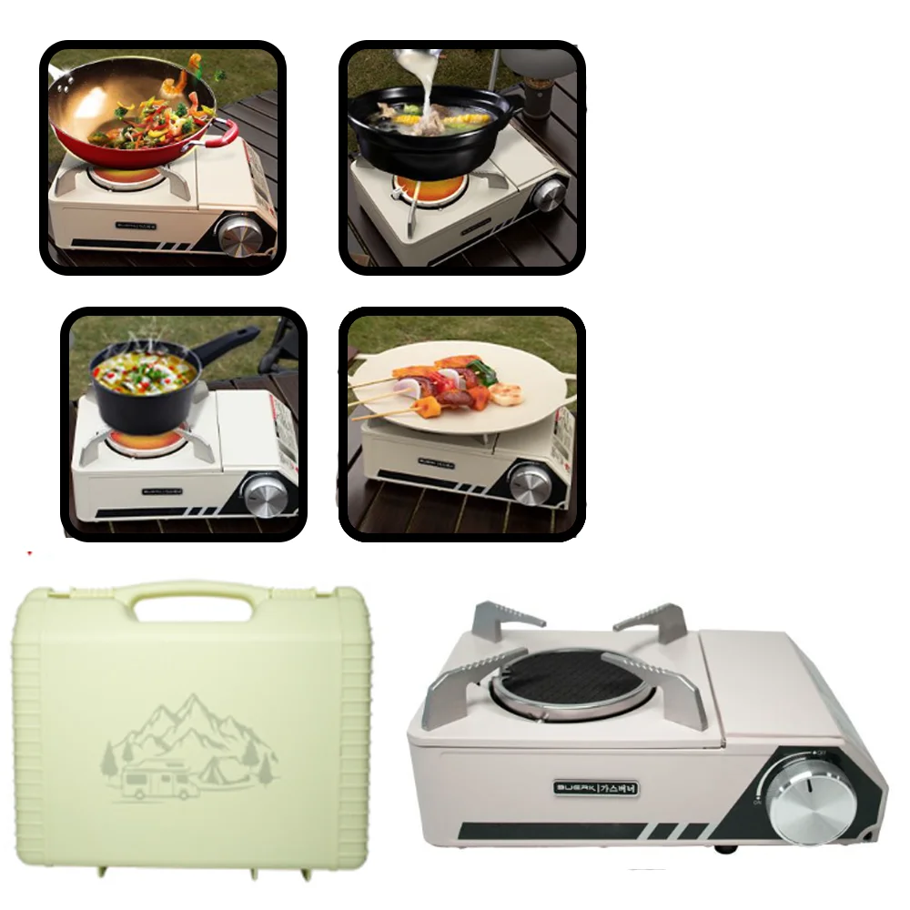 

Outdoor camping, camping, hiking portable infrared windproof cassette stove, explosion-proof energy-saving safety stove