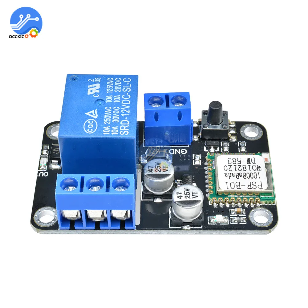 ESP8285 sostituisci il modulo relè di ritardo del Timer del ciclo dell'interruttore intelligente Wireless WiFi autobloccante DC 12V per il controllo dell'app Android Smart Home